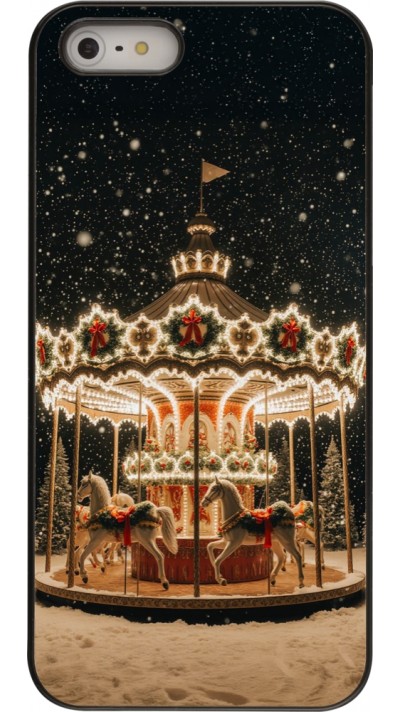 Coque iPhone 5/5s / SE (2016) - Christmas 25 Carousel
