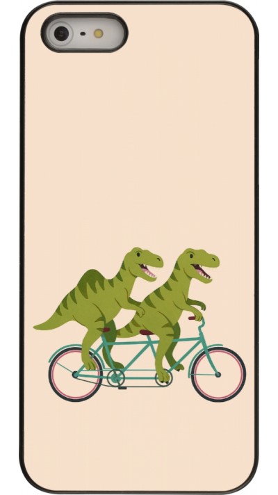 Coque iPhone 5/5s / SE (2016) - Dinosaurs on bikes 2026