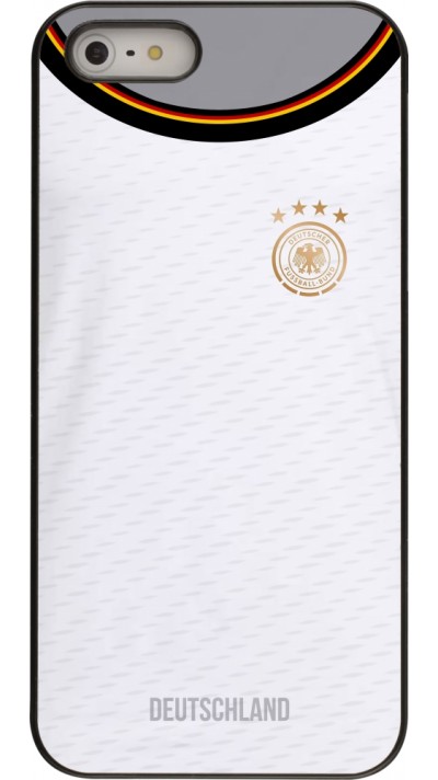 Coque iPhone 5/5s / SE (2016) - Maillot de football Allemagne 2022 personnalisable Coque iPhone 5/5s / SE (2016) - Maillot de football Allemagne 2022 personnalisable