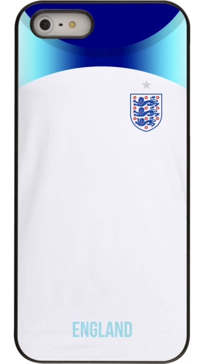 Coque iPhone 5/5s / SE (2016) - Maillot de football Angleterre 2022 personnalisable Coque iPhone 5/5s / SE (2016) - Maillot de football Angleterre 2022 personnalisable
