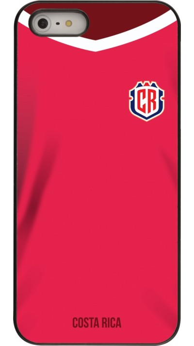Coque iPhone 5/5s / SE (2016) - Maillot de football Costa Rica 2022 personnalisable Coque iPhone 5/5s / SE (2016) - Maillot de football Costa Rica 2022 personnalisable
