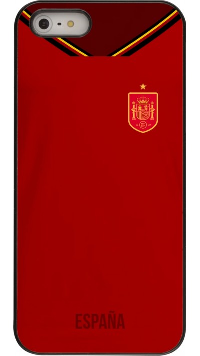 Coque iPhone 5/5s / SE (2016) - Maillot de football Espagne 2022 personnalisable Coque iPhone 5/5s / SE (2016) - Maillot de football Espagne 2022 personnalisable