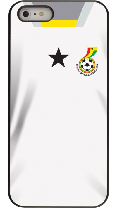 Coque iPhone 5/5s / SE (2016) - Maillot de football Ghana 2022 personnalisable Coque iPhone 5/5s / SE (2016) - Maillot de football Ghana 2022 personnalisable