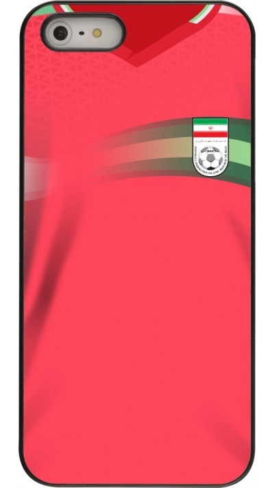 Coque iPhone 5/5s / SE (2016) - Maillot de football Iran 2022 personnalisable Coque iPhone 5/5s / SE (2016) - Maillot de football Iran 2022 personnalisable
