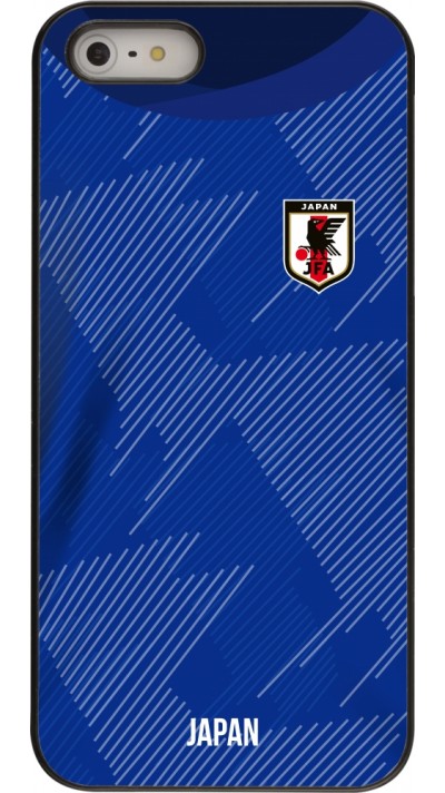 Coque iPhone 5/5s / SE (2016) - Maillot de football Japon 2022 personnalisable Coque iPhone 5/5s / SE (2016) - Maillot de football Japon 2022 personnalisable