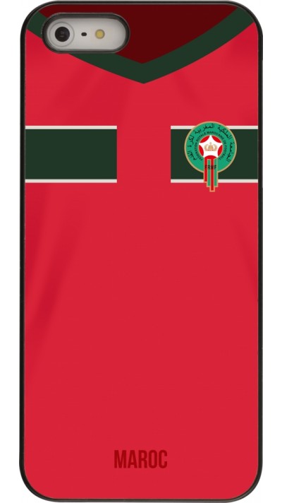 Coque iPhone 5/5s / SE (2016) - Maillot de football Maroc 2022 personnalisable Coque iPhone 5/5s / SE (2016) - Maillot de football Maroc 2022 personnalisable