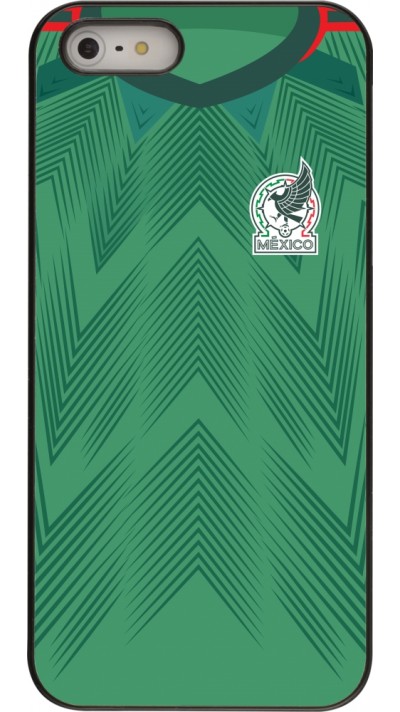 Coque iPhone 5/5s / SE (2016) - Maillot de football Mexique 2022 personnalisable Coque iPhone 5/5s / SE (2016) - Maillot de football Mexique 2022 personnalisable