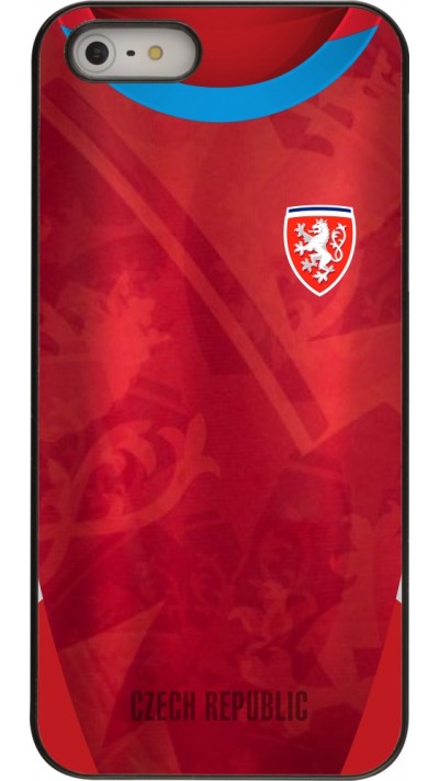 Coque iPhone 5/5s / SE (2016) - Maillot de football République Tchèque personnalisable Coque iPhone 5/5s / SE (2016) - Maillot de football République Tchèque personnalisable