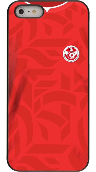 Coque iPhone 5/5s / SE (2016) - Maillot de football Tunisie 2022 personnalisable