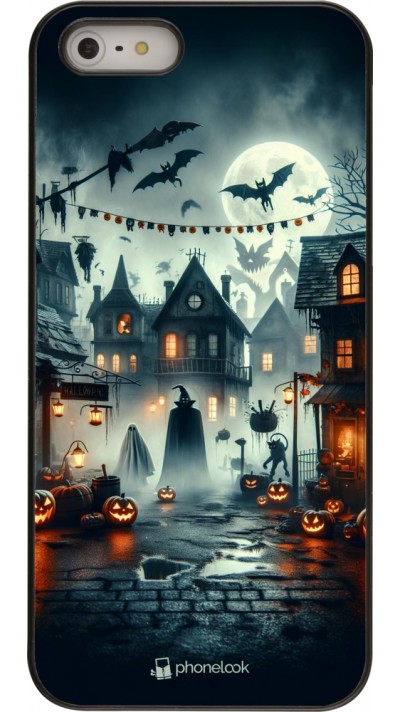 Coque iPhone 5/5s / SE (2016) - Halloween Spookville Coque iPhone 5/5s / SE (2016) - Halloween Spookville
