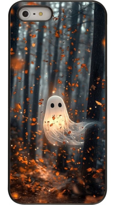 Coque iPhone 5/5s / SE (2016) - Halloween 2025 Ghost in the forest Coque iPhone 5/5s / SE (2016) - Halloween 2025 Ghost in the forest