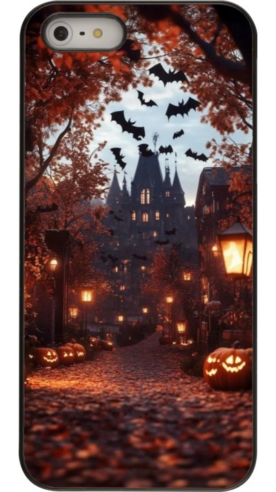 Coque iPhone 5/5s / SE (2016) - Halloween 2025 Haunted house Coque iPhone 5/5s / SE (2016) - Halloween 2025 Haunted house