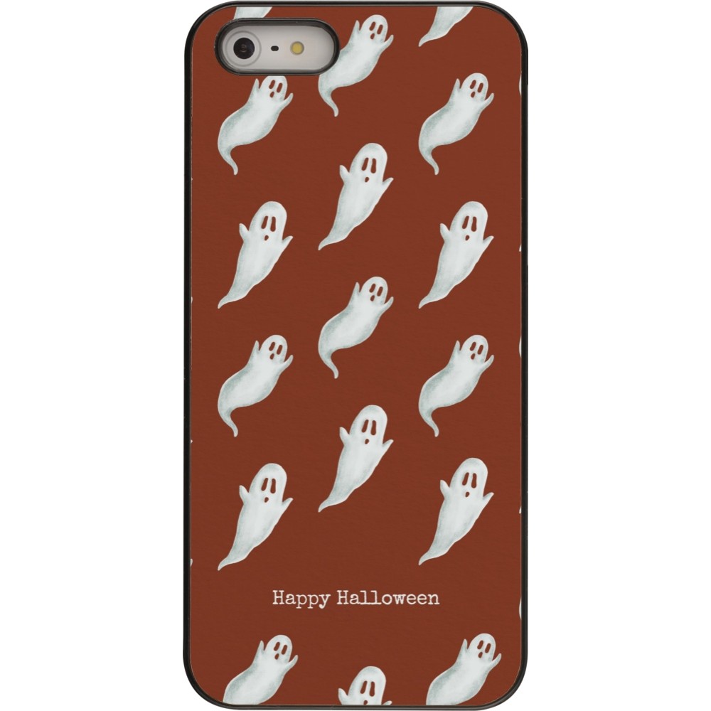 Coque iPhone 5/5s / SE (2016) - Halloween 2025 Pattern of ghosts