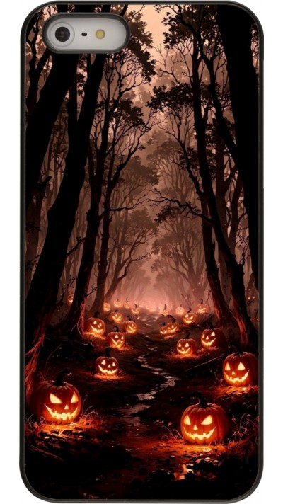 Coque iPhone 5/5s / SE (2016) - Halloween 2025 Road of Terrifying Pumpkins Coque iPhone 5/5s / SE (2016) - Halloween 2025 Road of Terrifying Pumpkins