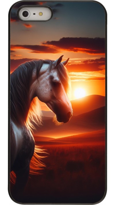Coque iPhone 5/5s / SE (2016) - Majestic Sunset Horse Coque iPhone 5/5s / SE (2016) - Majestic Sunset Horse