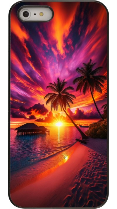 Coque iPhone 5/5s / SE (2016) - Maldives Dusk Bliss Coque iPhone 5/5s / SE (2016) - Maldives Dusk Bliss