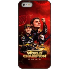 Coque iPhone 5/5s / SE (2016) - Max Verstappen Champion 2023