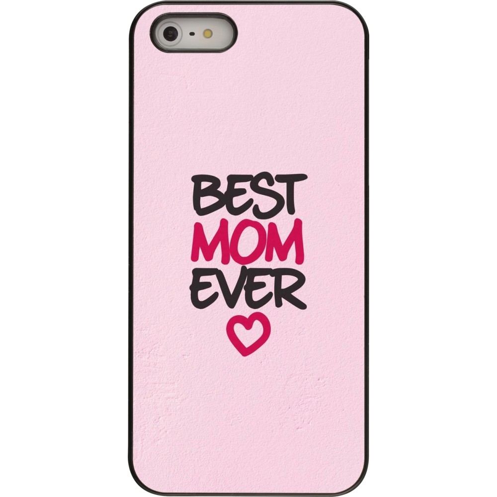 Coque iPhone 5/5s / SE (2016) - Mom 2023 best Mom ever pink