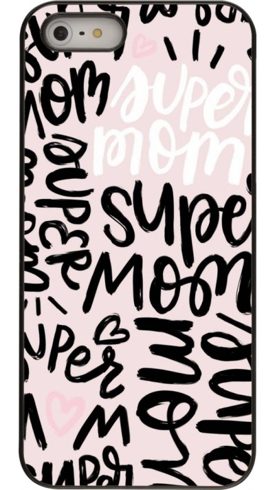 Coque iPhone 5/5s / SE (2016) - Mom 2024 Super mom Coque iPhone 5/5s / SE (2016) - Mom 2024 Super mom