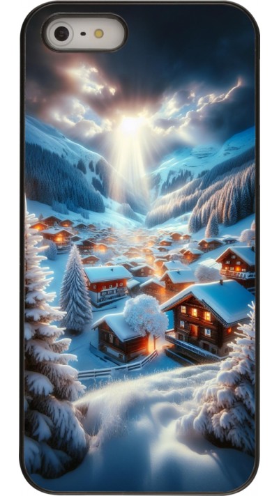Coque iPhone 5/5s / SE (2016) - Mont Neige Lumière Coque iPhone 5/5s / SE (2016) - Mont Neige Lumière