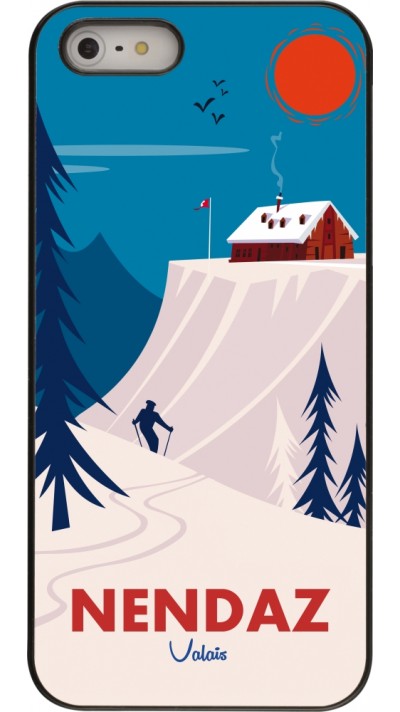 Coque iPhone 5/5s / SE (2016) - Nendaz Cabane Ski Coque iPhone 5/5s / SE (2016) - Nendaz Cabane Ski