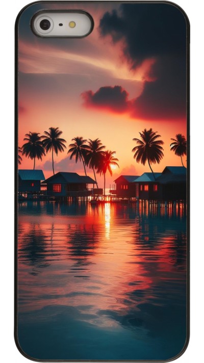 Coque iPhone 5/5s / SE (2016) - Paradis Maldives Coque iPhone 5/5s / SE (2016) - Paradis Maldives