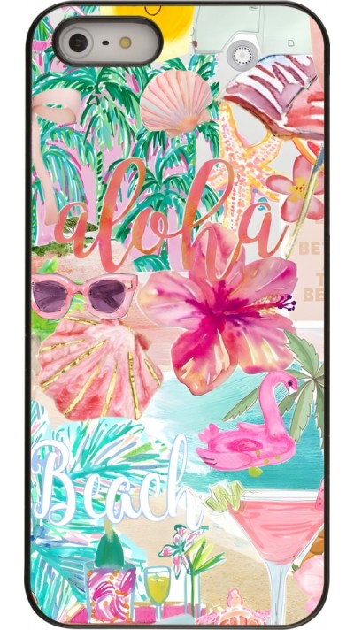 Coque iPhone 5/5s / SE (2016) - Preppy Collage Aloha Coque iPhone 5/5s / SE (2016) - Preppy Collage Aloha