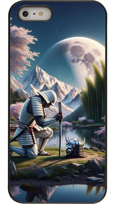 Coque iPhone 5/5s / SE (2016) - Samurai Katana Lune Coque iPhone 5/5s / SE (2016) - Samurai Katana Lune