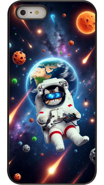 Coque iPhone 5/5s / SE (2016) - VR SpaceCat Odyssey