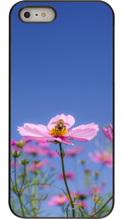 Coque iPhone 5/5s / SE (2016) - Bee on a flower Spring 2026
