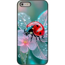 Coque iPhone 5/5s / SE (2016) - Ladybird in bloom Spring 2026