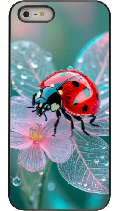 Coque iPhone 5/5s / SE (2016) - Ladybird in bloom Spring 2026