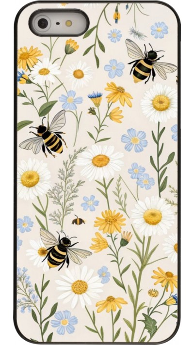 Coque iPhone 5/5s / SE (2016) - Pattern bees Spring 2026