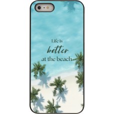Coque iPhone 5/5s / SE (2016) - Summer 2025 Life is better at the beach