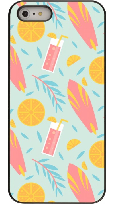 Coque iPhone 5/5s / SE (2016) - Summer 2025 Pattern citron