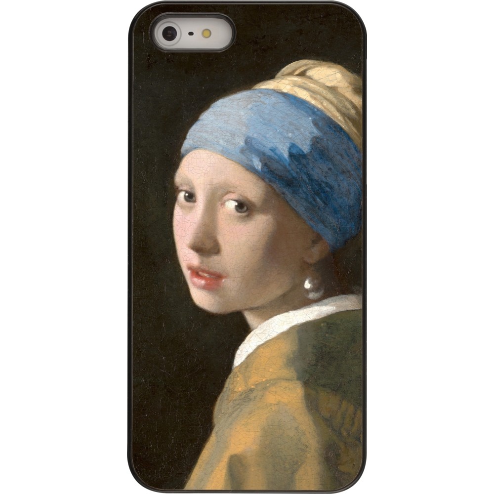 iPhone 5/5s / SE (2016) Case Hülle - Kunstbild - Das Mädchen mit dem Perlenohrring - Jan Vermeer
