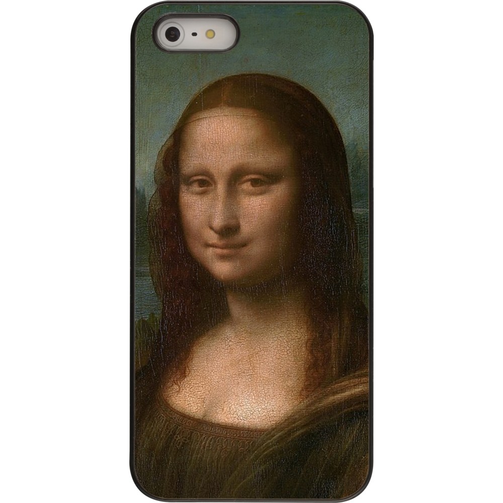Coque iPhone 5/5s / SE (2016) - Tableau art - La Joconde - Léonard de Vinci