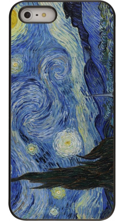 Coque iPhone 5/5s / SE (2016) - Tableau art - La Nuit étoilée - Van Gogh