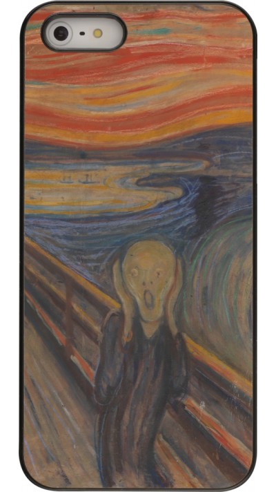 Coque iPhone 5/5s / SE (2016) - Tableau art - Le Cri - Edvard Munch