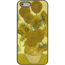 Coque iPhone 5/5s / SE (2016) - Tableau art - Les Tournesols - Van Gogh