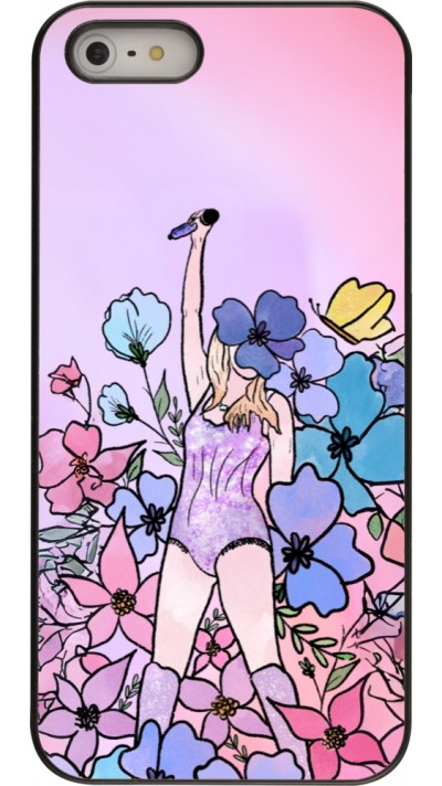 Coque iPhone 5/5s / SE (2016) - Taylor Swift Sketch - Pink