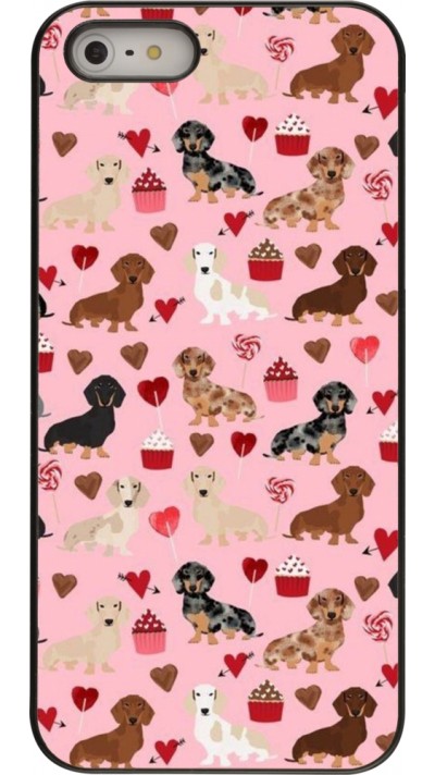 Coque iPhone 5/5s / SE (2016) - Valentine 2024 puppy love