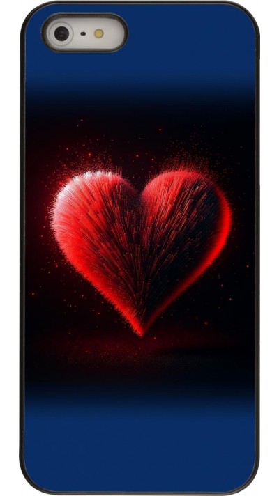 Coque iPhone 5/5s / SE (2016) - Valentine 2025 coeur rouge