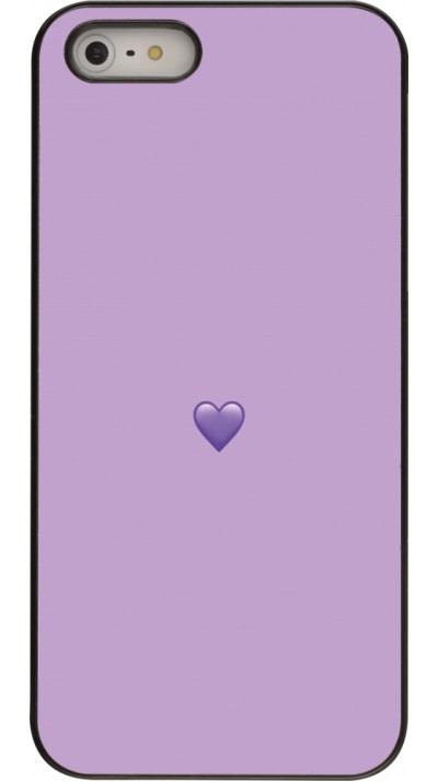 iPhone 5/5s / SE (2016) Case Hülle - Valentine 2023 purpule single heart iPhone 5/5s / SE (2016) Case Hülle - Valentine 2023 purpule single heart