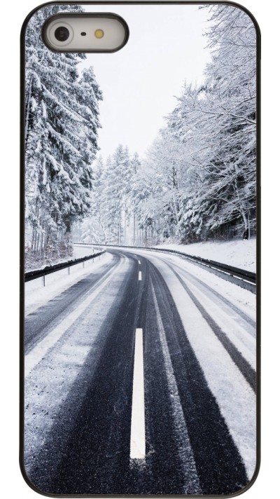 Coque iPhone 5/5s / SE (2016) - Winter 22 Snowy Road