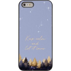 Coque iPhone 5/5s / SE (2016) - Winter 25 Winter illustration of trees