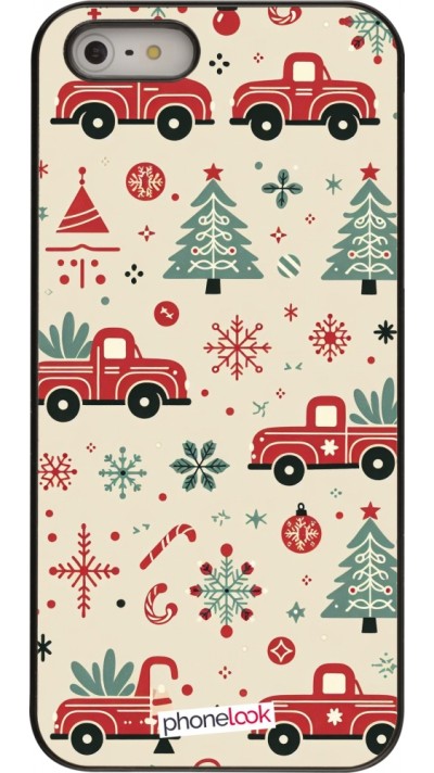 Coque iPhone 5/5s / SE (2016) - Noël 2024 Camion Sapin Coque iPhone 5/5s / SE (2016) - Noël 2024 Camion Sapin