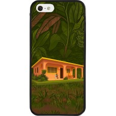 Coque iPhone 5/5s / SE (2016) - Silicone rigide noir Benitos house DTMF