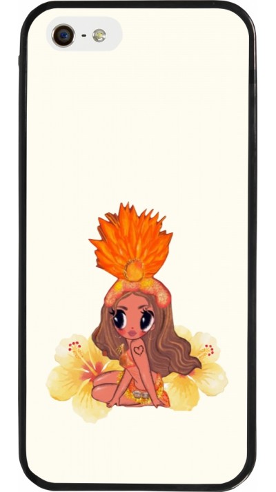 Coque iPhone 5/5s / SE (2016) - Silicone rigide noir Karol G Tropicoqueta