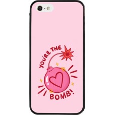 Coque iPhone 5/5s / SE (2016) - Silicone rigide noir Saint Valentines Day 26 You are the bomb